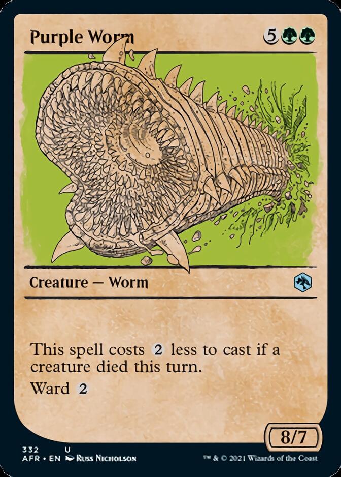 Purple Worm (Showcase) [Dungeons & Dragons: Adventures in the Forgotten Realms] - Destination Retro