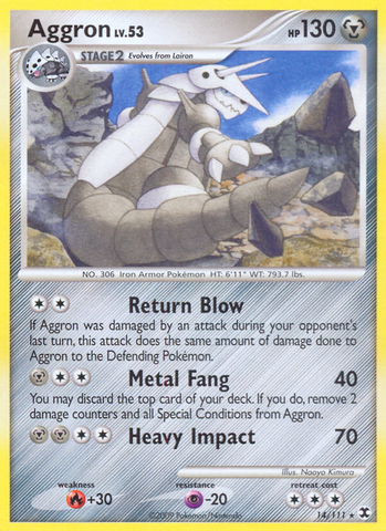 Aggron (14/111) [Rising Rivals] - Destination Retro