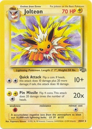 Jolteon (20/64) [Jungle Unlimited] - Destination Retro