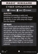 Cyber Simulacrum (Magic Minigame) [Phyrexia: All Will Be One Minigame] - Destination Retro