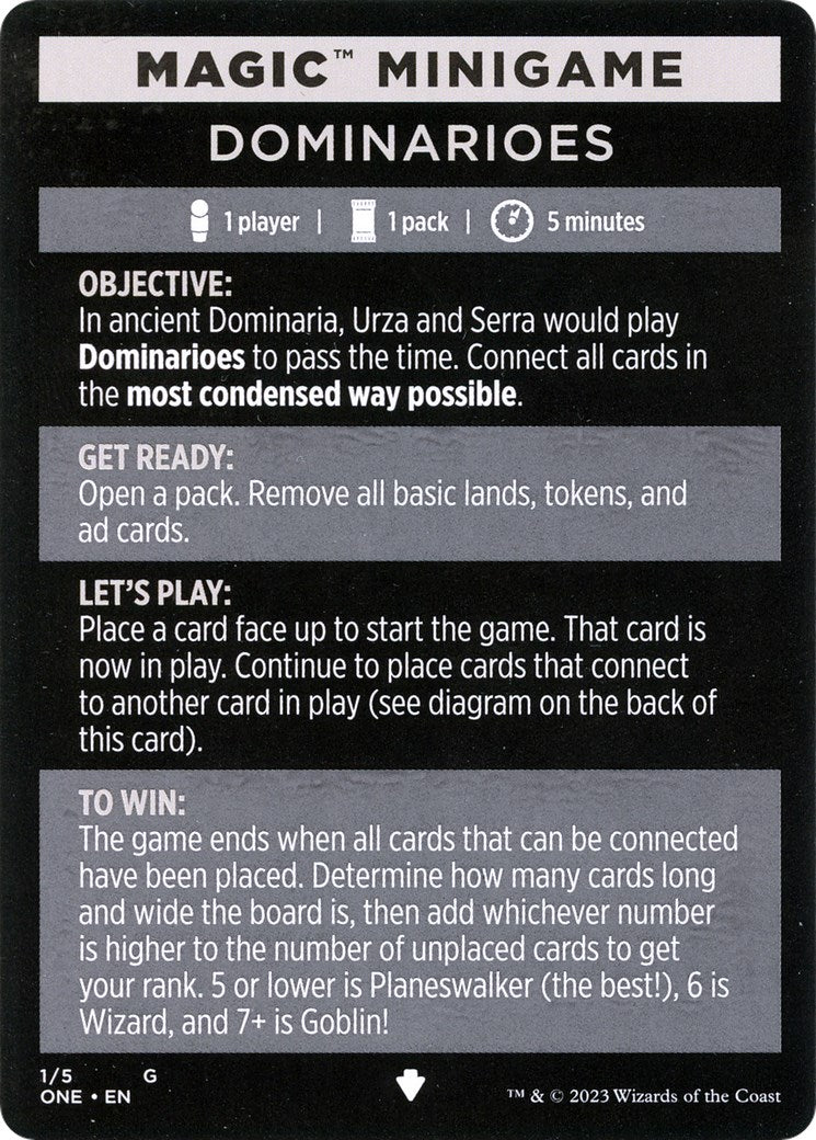 Dominarioes (Magic Minigame) [Phyrexia: All Will Be One Minigame] - Destination Retro