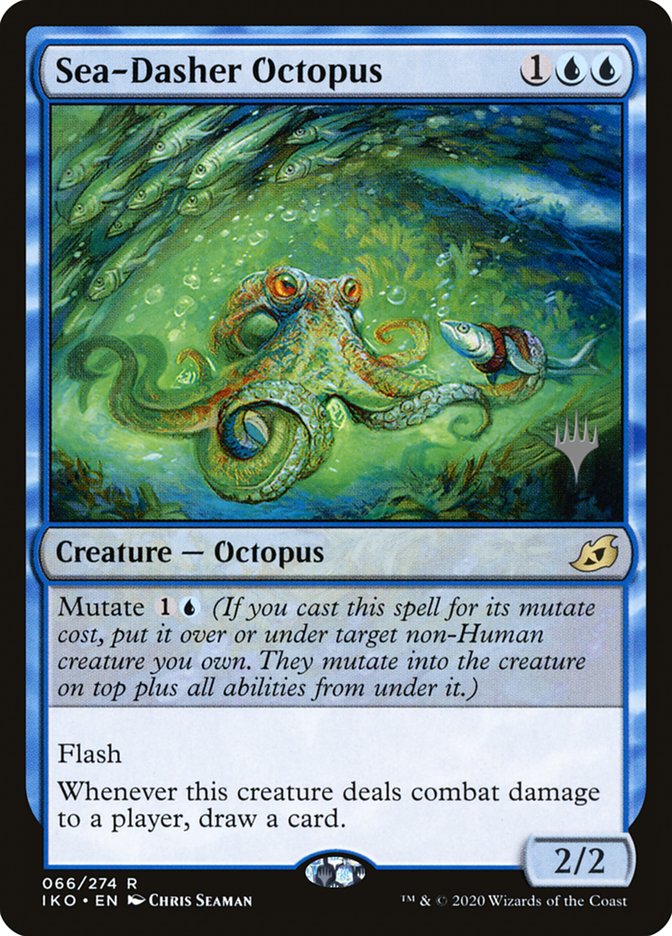 Sea-Dasher Octopus (Promo Pack) [Ikoria: Lair of Behemoths Promos] - Destination Retro