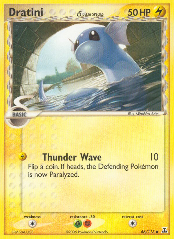 Dratini (66/113) (Delta Species) [EX: Delta Species] - Destination Retro