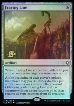 Fraying Line [Commander Legends: Battle for Baldur's Gate Prerelease Promos] - Destination Retro
