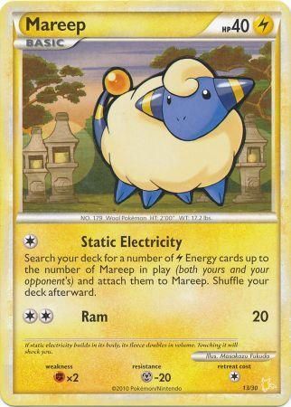 Mareep (13/30) [HeartGold & SoulSilver: Trainer Kit - Gyarados & Raichu] - Destination Retro