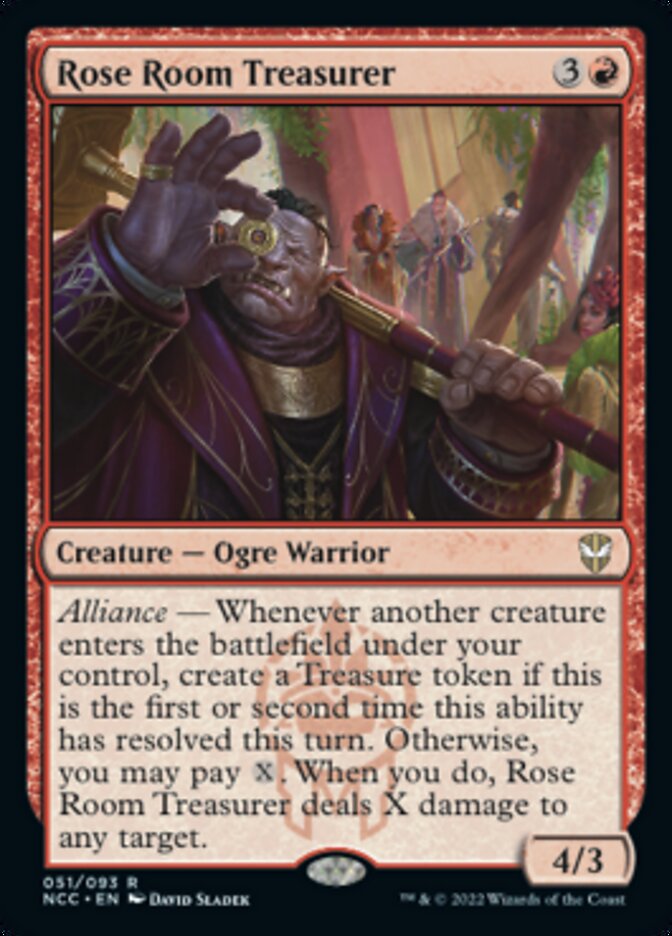 Rose Room Treasurer [Streets of New Capenna Commander] - Destination Retro