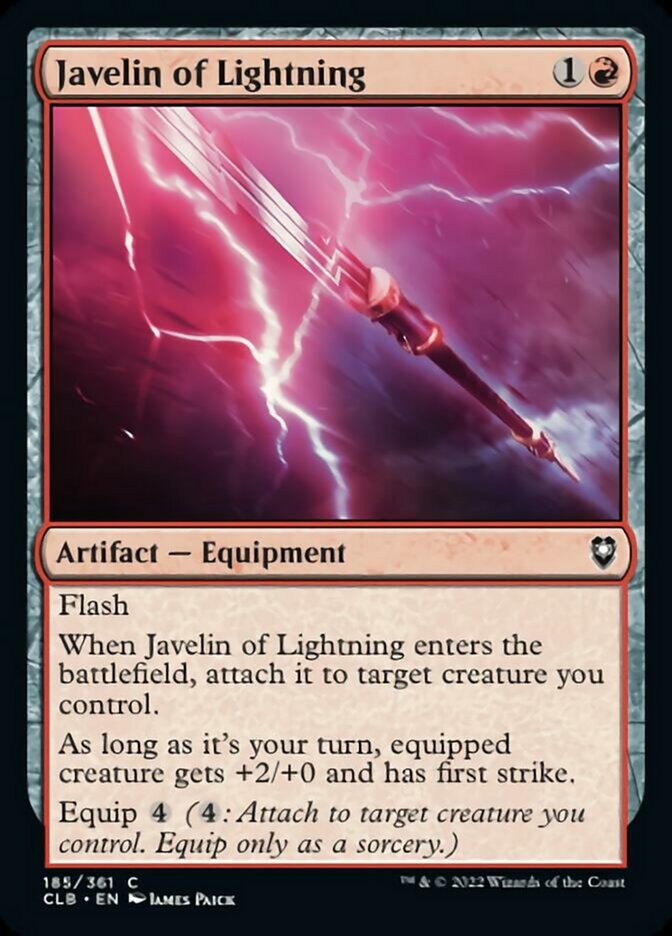Javelin of Lightning [Commander Legends: Battle for Baldur's Gate] - Destination Retro