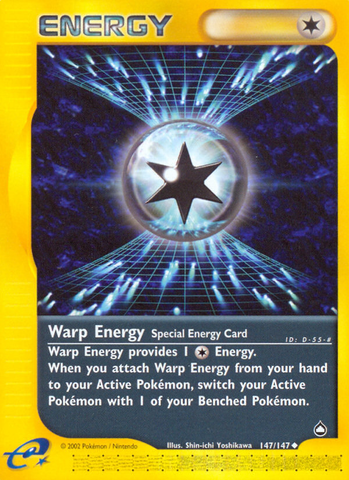 Warp Energy (147/147) [Aquapolis] - Destination Retro
