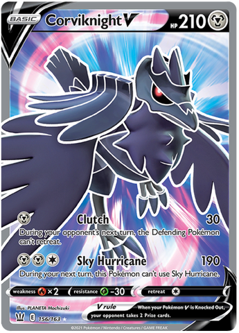 Corviknight V (156/163) [Sword & Shield: Battle Styles] - Destination Retro