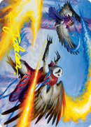 Teach by Example Art Card (Gold-Stamped Signature) [Strixhaven: School of Mages Art Series] - Destination Retro
