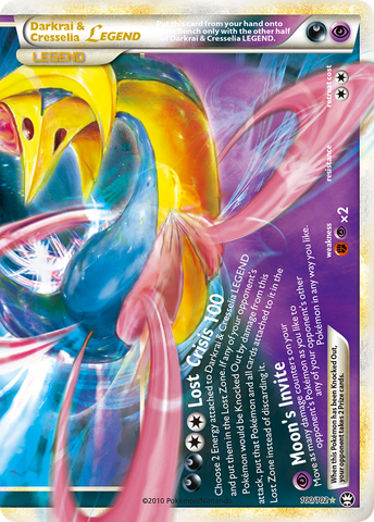 Darkrai & Cresselia LEGEND (100/102) [HeartGold & SoulSilver: Triumphant] - Destination Retro