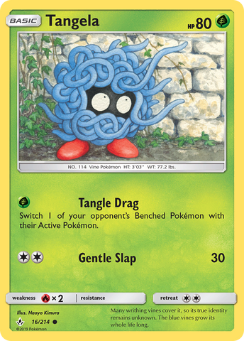Tangela (16/214) [Sun & Moon: Unbroken Bonds] - Destination Retro