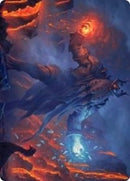 Aegar, the Freezing Flame Art Card [Kaldheim: Art Series] - Destination Retro
