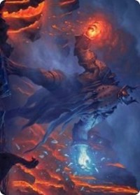 Aegar, the Freezing Flame Art Card [Kaldheim: Art Series] - Destination Retro