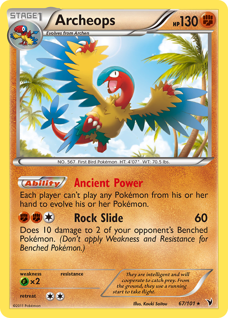 Archeops (67/101) [Black & White: Noble Victories] - Destination Retro