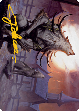 Lord of the Ulvenwald Art Card (Gold-Stamped Signature) [Innistrad: Midnight Hunt Art Series] - Destination Retro