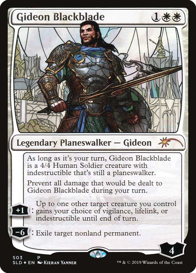 Gideon Blackblade (Stained Glass) [Secret Lair Drop Promos] - Destination Retro