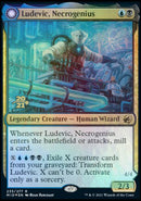 Ludevic, Necrogenius // Olag, Ludevic's Hubris [Innistrad: Midnight Hunt Prerelease Promos] - Destination Retro