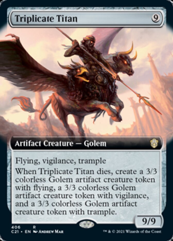Triplicate Titan (Extended) [Commander 2021] - Destination Retro