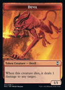 Soldier (33) // Devil Double-sided Token [Streets of New Capenna Commander Tokens] - Destination Retro