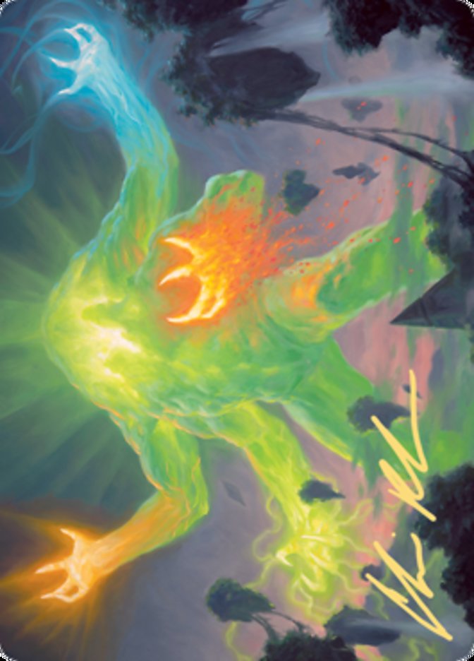 Omnath, Locus of Creation Art Card (Gold-Stamped Signature) [Zendikar Rising Art Series] - Destination Retro