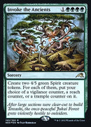 Invoke the Ancients [Kamigawa: Neon Dynasty Prerelease Promos] - Destination Retro