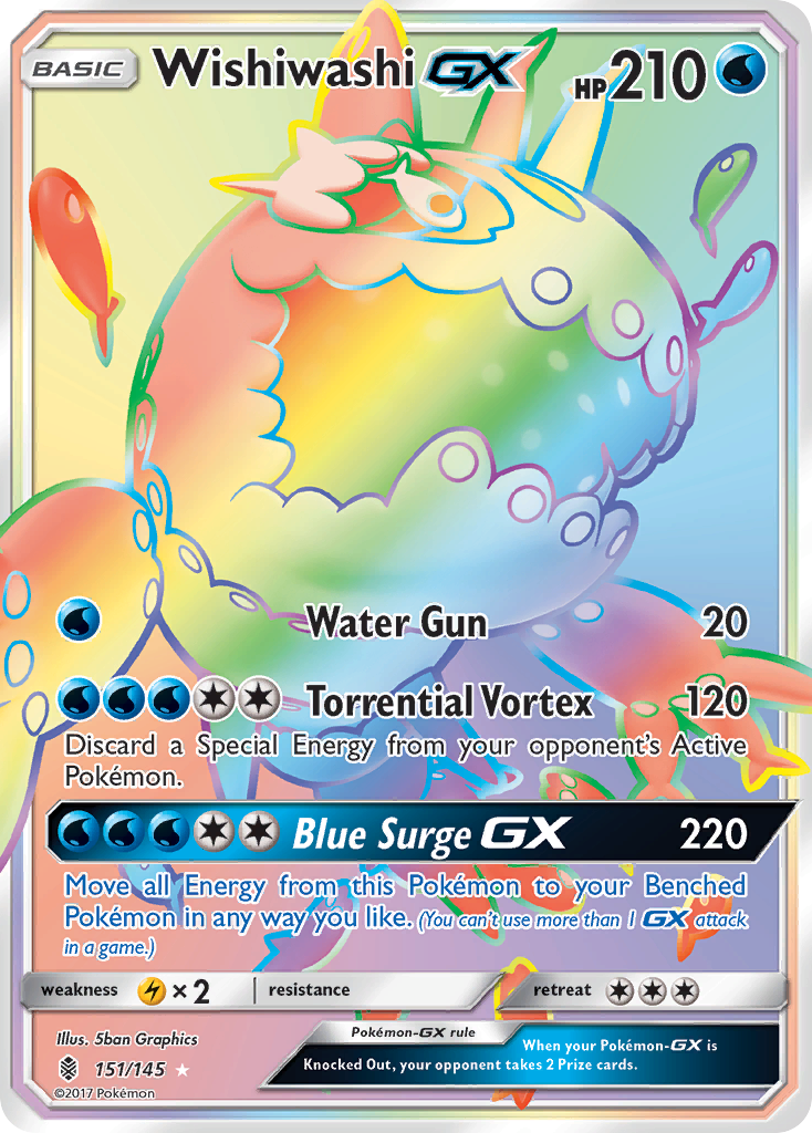 Wishiwashi GX (151/145) [Sun & Moon: Guardians Rising] - Destination Retro