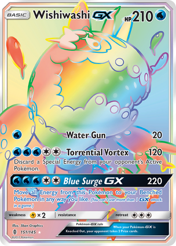 Wishiwashi GX (151/145) [Sun & Moon: Guardians Rising] - Destination Retro