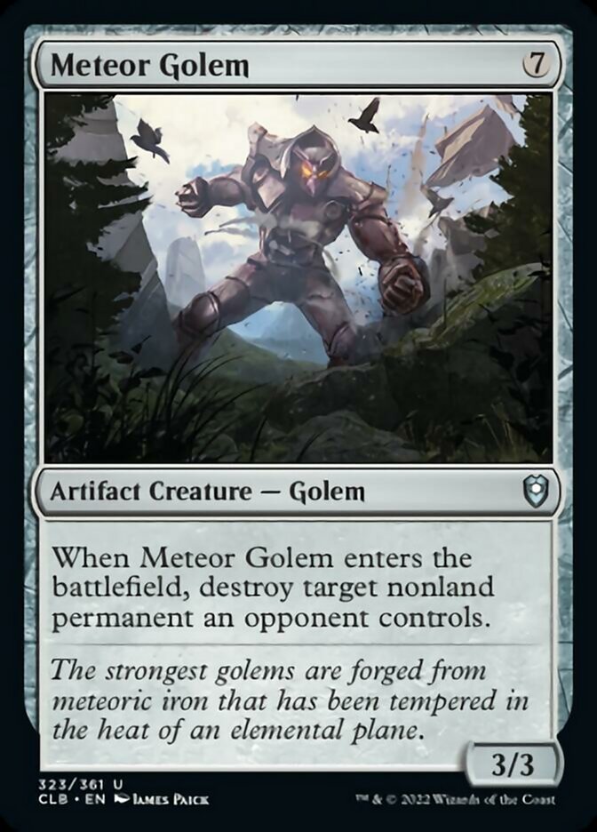 Meteor Golem [Commander Legends: Battle for Baldur's Gate] - Destination Retro