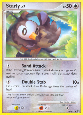 Starly (75/100) [Diamond & Pearl: Stormfront] - Destination Retro