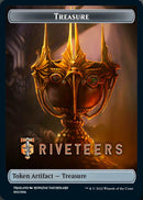 Treasure Token (Riveteers) (Southeast Asia Artists) [Streets of New Capenna Tokens] - Destination Retro