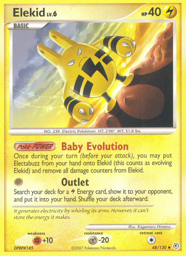 Elekid (48/130) [Diamond & Pearl: Base Set] - Destination Retro
