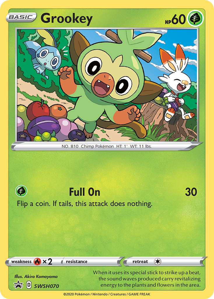 Grookey (SWSH070) [Sword & Shield: Black Star Promos] - Destination Retro