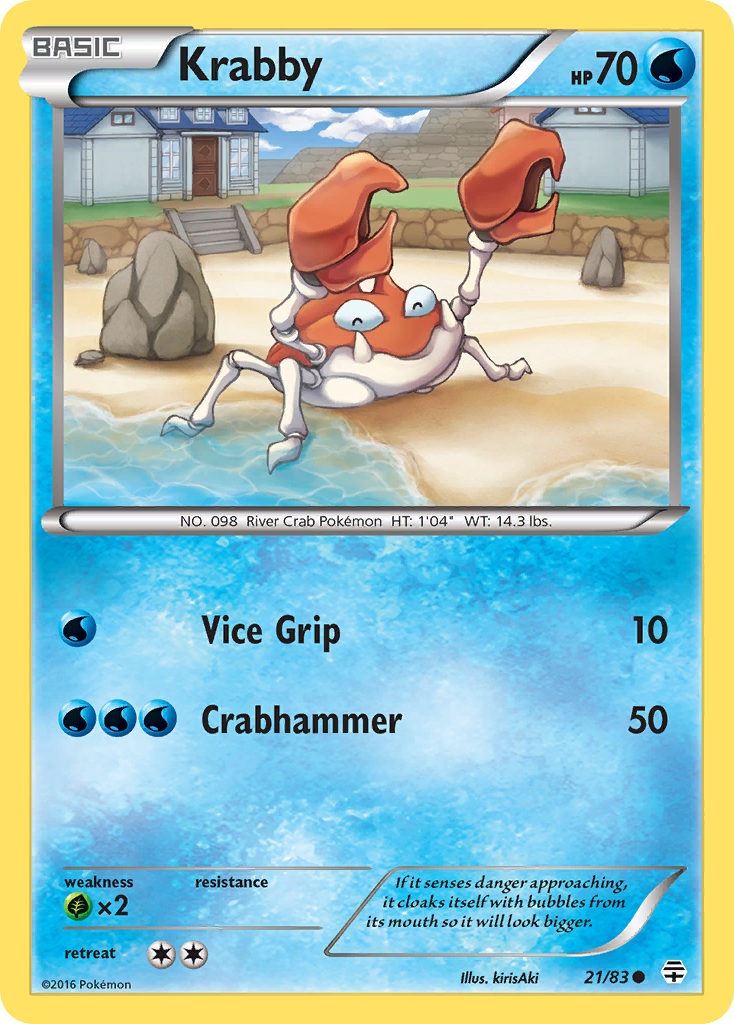 Krabby (21/83) [XY: Generations] - Destination Retro