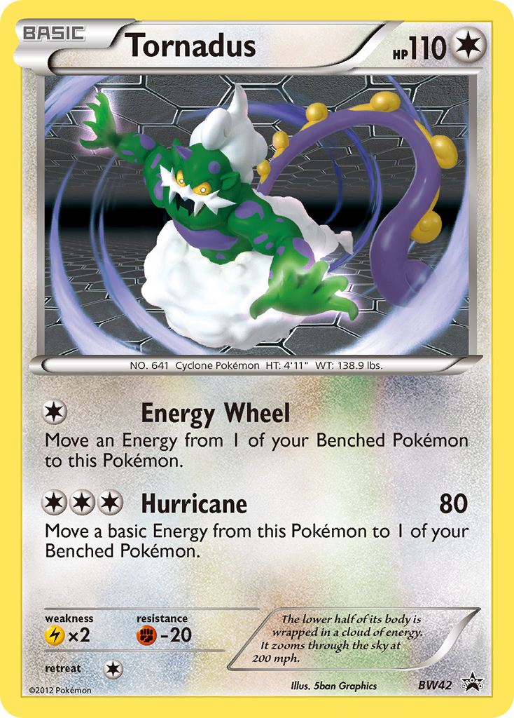 Tornadus (BW42) [Black & White: Black Star Promos] - Destination Retro
