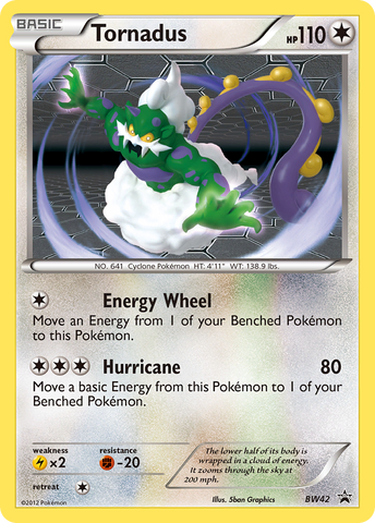 Tornadus (BW42) [Black & White: Black Star Promos] - Destination Retro