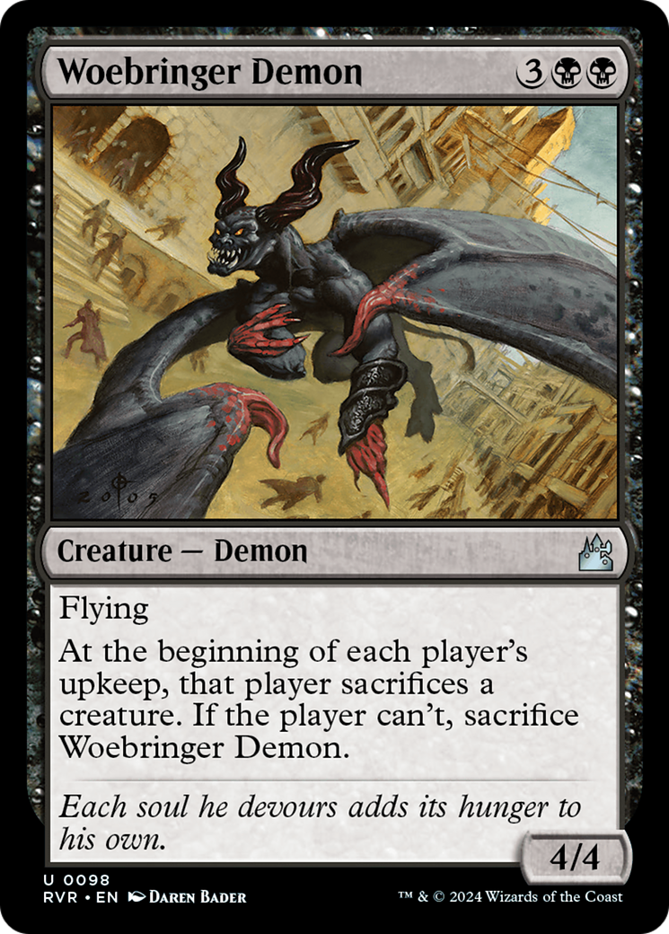 Woebringer Demon [Ravnica Remastered] - Destination Retro