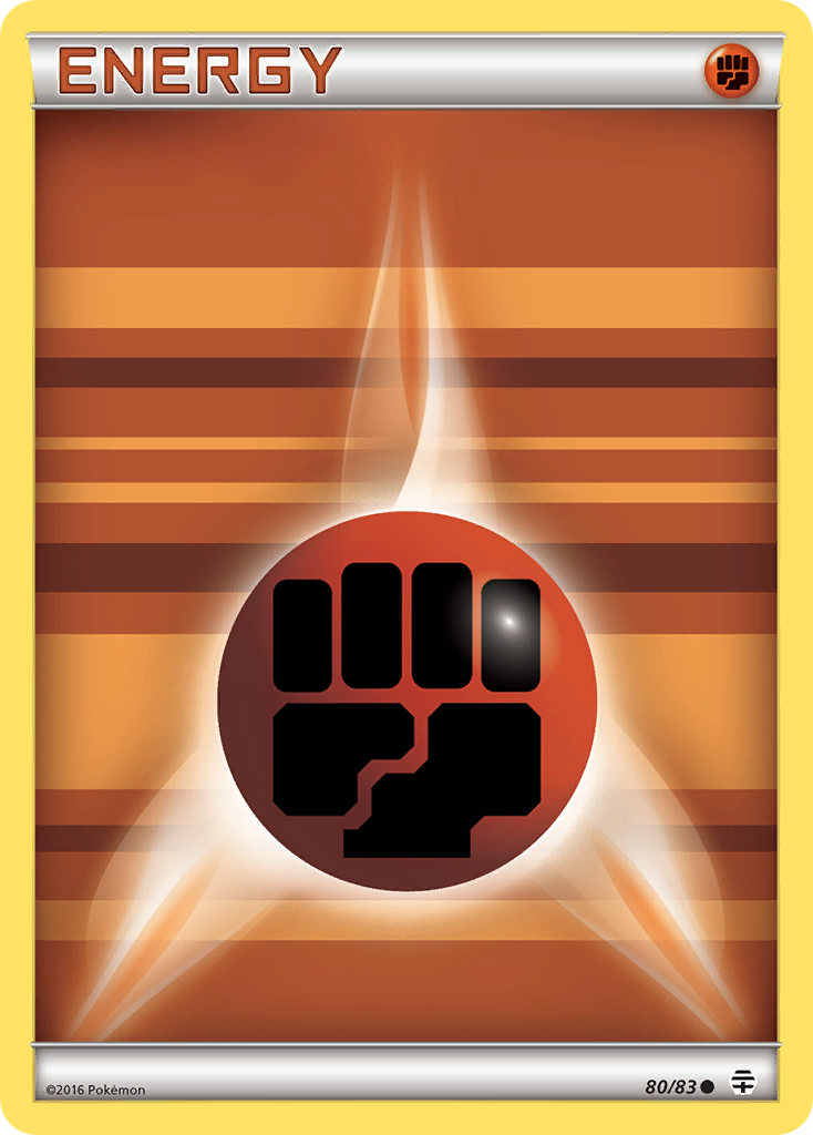 Fighting Energy (80/83) [XY: Generations] - Destination Retro