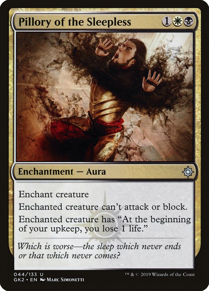 Pillory of the Sleepless [Ravnica Allegiance Guild Kit] - Destination Retro