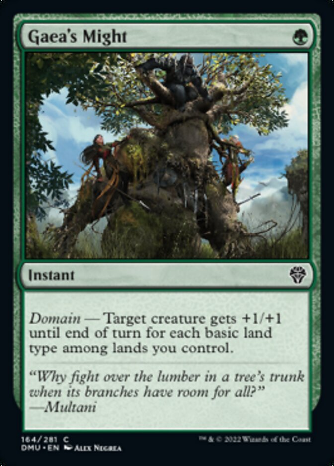 Gaea's Might [Dominaria United] - Destination Retro