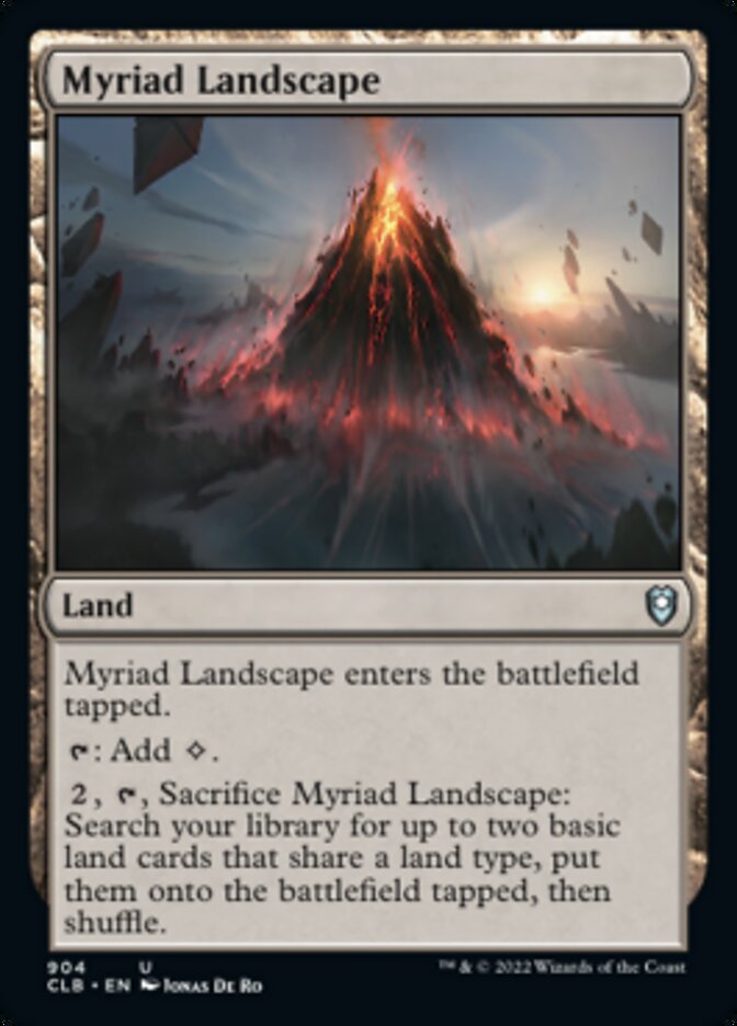 Myriad Landscape [Commander Legends: Battle for Baldur's Gate] - Destination Retro