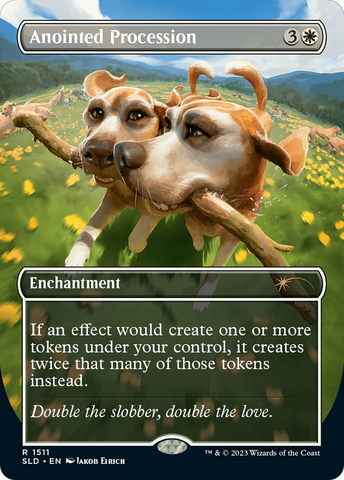 Anointed Procession // Anointed Procession [Secret Lair Commander Deck: Raining Cats and Dogs] - Destination Retro