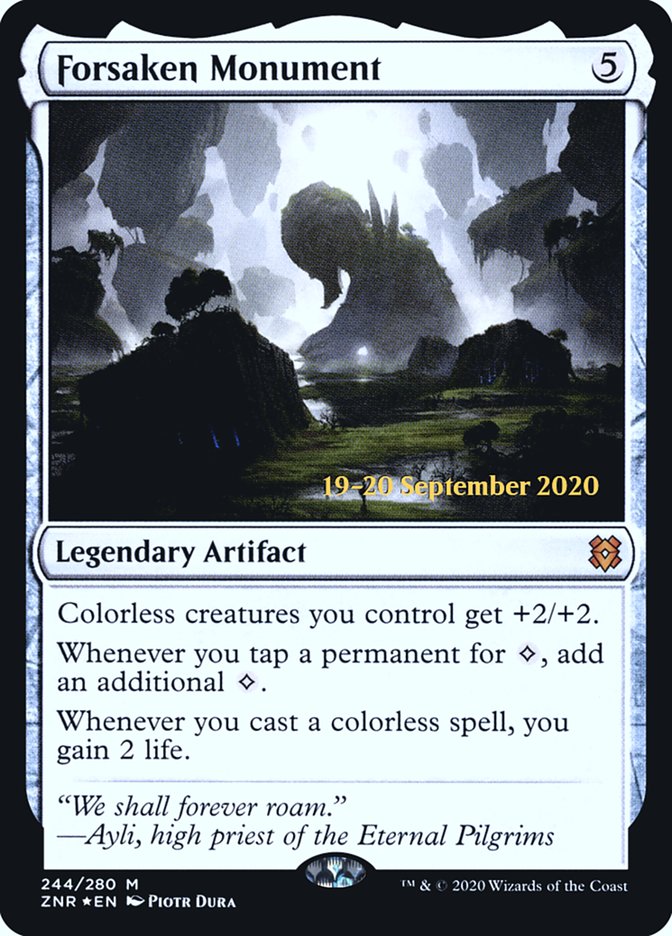 Forsaken Monument  [Zendikar Rising Prerelease Promos] - Destination Retro