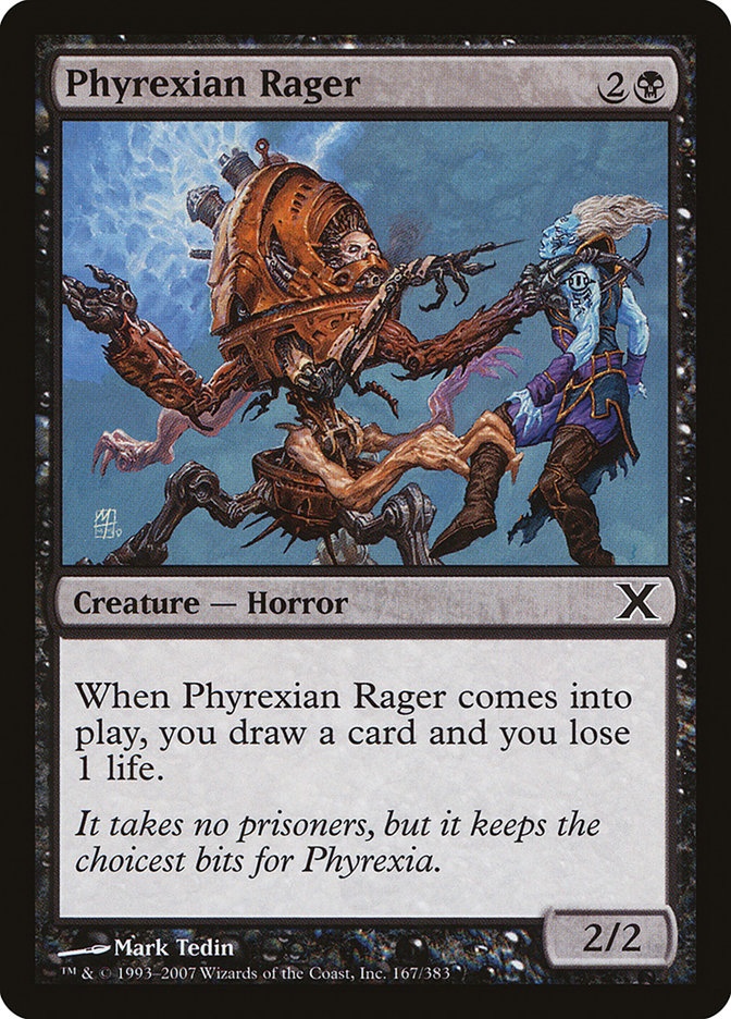 Phyrexian Rager [Tenth Edition] - Destination Retro
