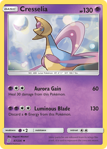 Cresselia (87/236) [Sun & Moon: Unified Minds] - Destination Retro
