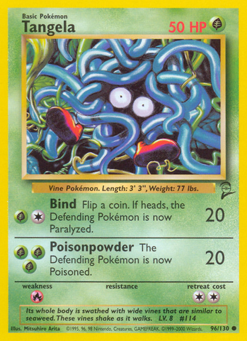 Tangela (96/130) [Base Set 2] - Destination Retro