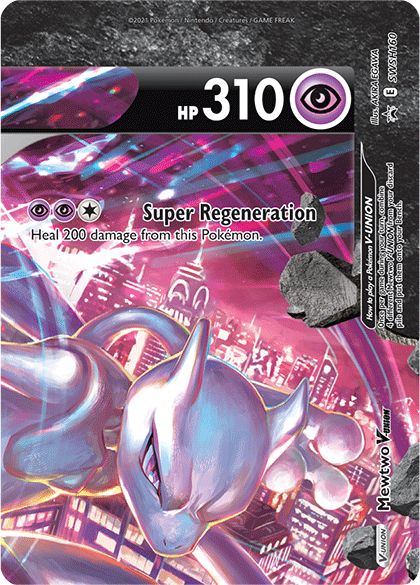 Mewtwo V-Union (SWSH160) [Sword & Shield: Black Star Promos] - Destination Retro