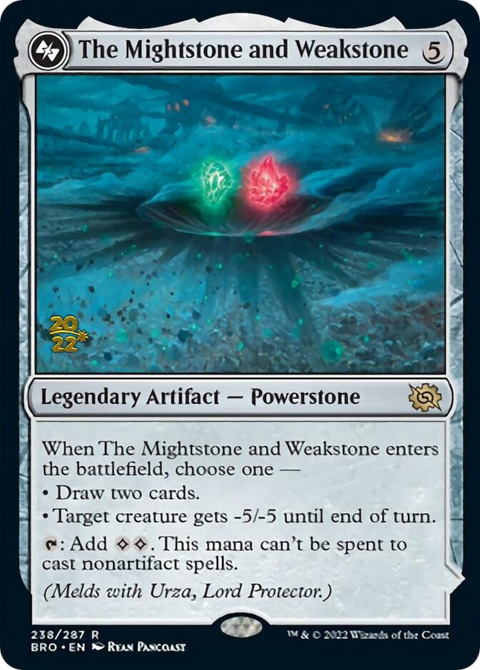 The Mightstone and Weakstone [The Brothers' War: Prerelease Promos] - Destination Retro
