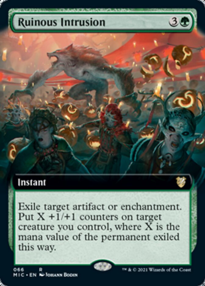 Ruinous Intrusion (Extended) [Innistrad: Midnight Hunt Commander] - Destination Retro