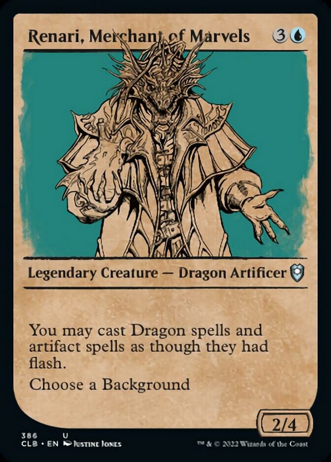 Renari, Merchant of Marvels (Showcase) [Commander Legends: Battle for Baldur's Gate] - Destination Retro